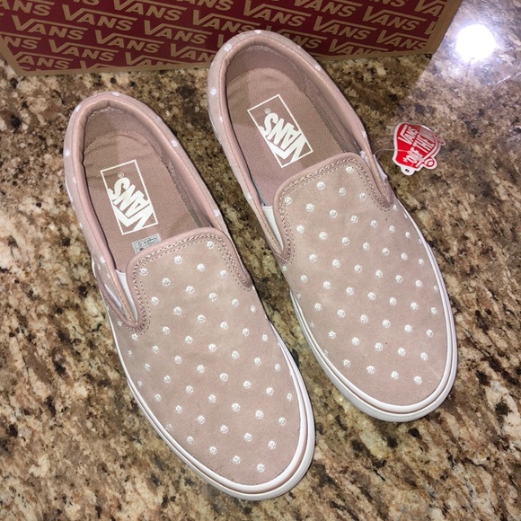 Vans Classic Slip-On Platform Suede Polka Dot - Picture 4 of 4